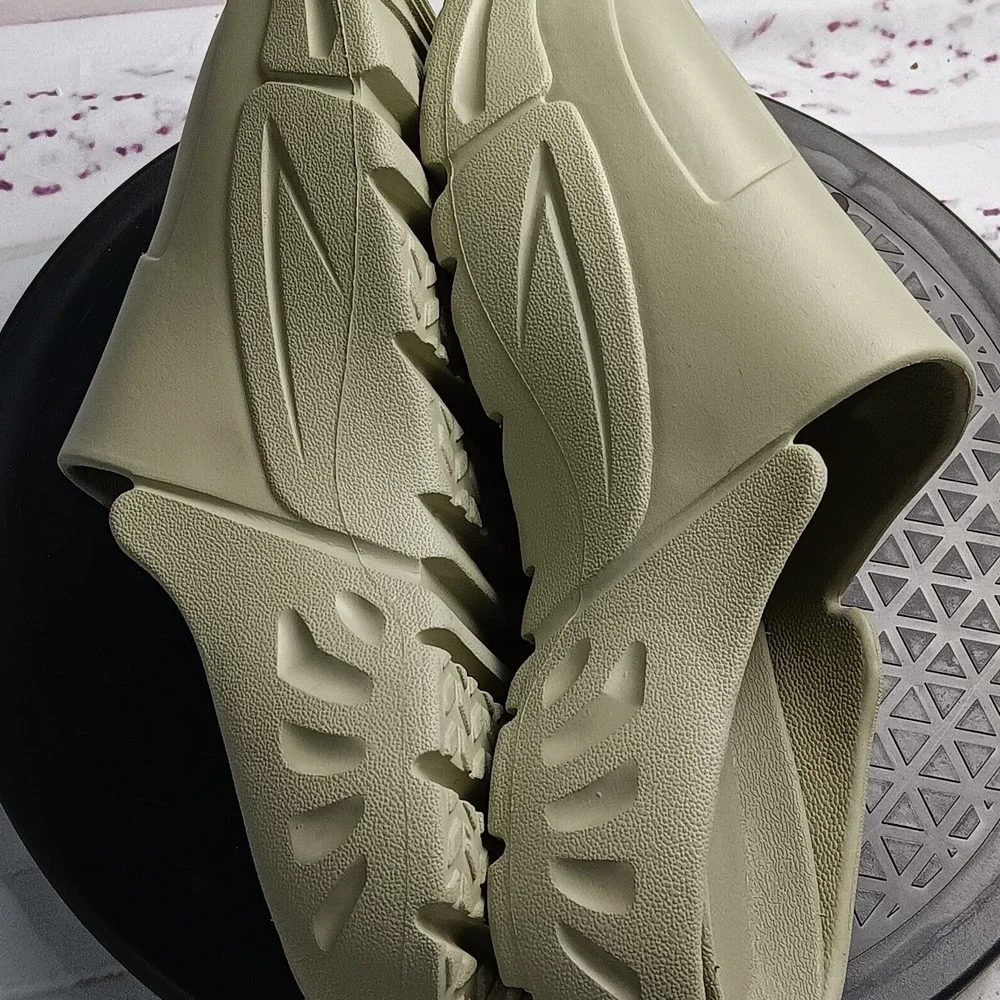 SIA Collective Somewhere In America Slides Men 6/7 Sage Green Foam Sandals Beach
